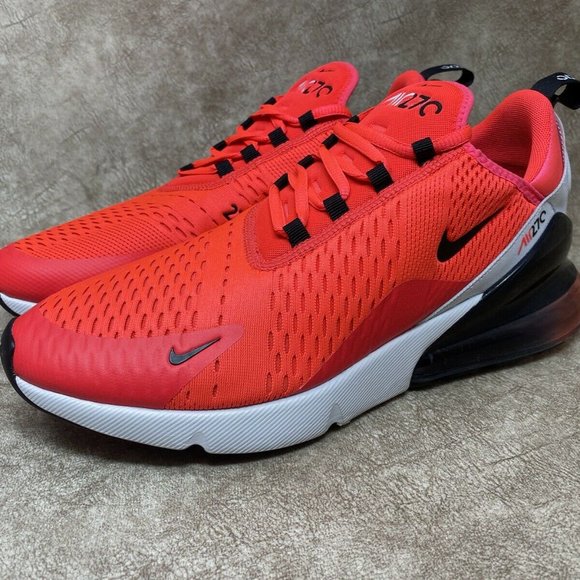 Nike Air Max 270 Red Orbit Black Running Shoes Men - Picture 5 of 10